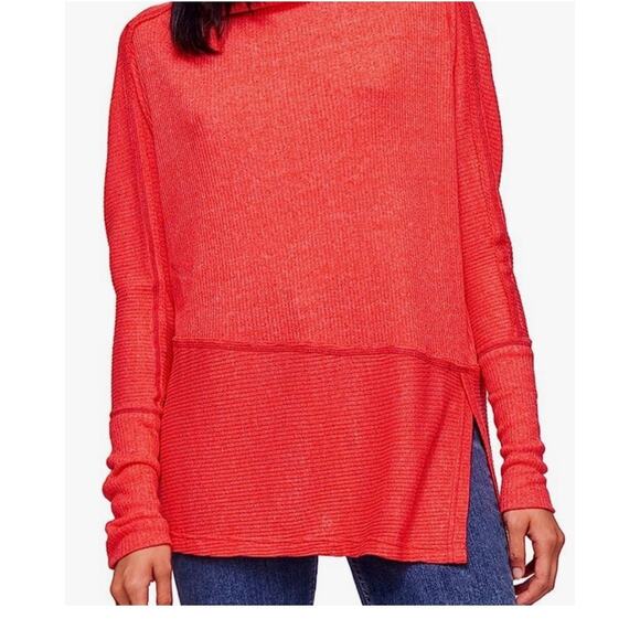 A29 We The Free Cherry Londontown Asymmetrical Top Free People Women’s XS - Picture 5 of 5